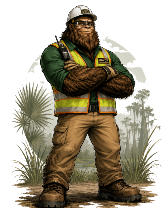 Squatchy, Havok Land Management's field operations mascot